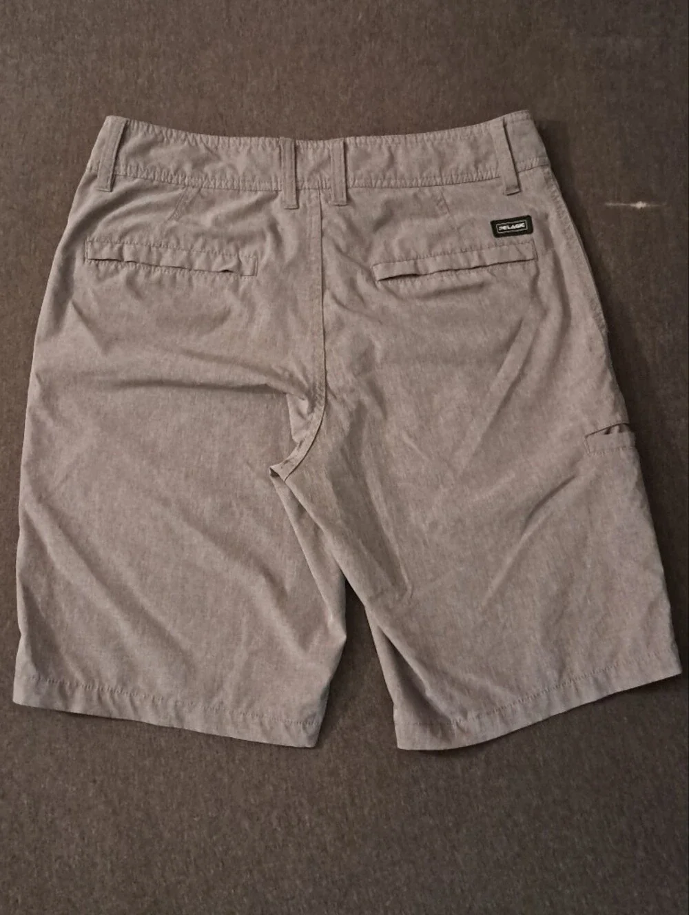 Pelagic Gray Flat-Front Size 32 Men’s Shorts